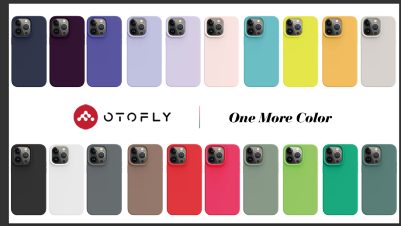 OTOFLY case for iPhone 14, recycled silicone with GRS certification