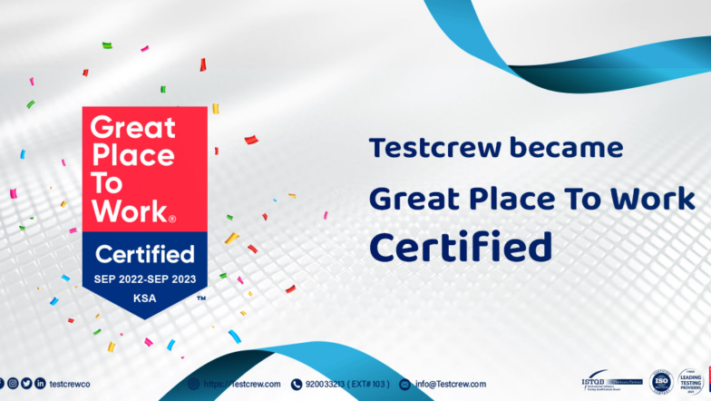 TestCrew Achieves 2023 Great Place to Work Certification