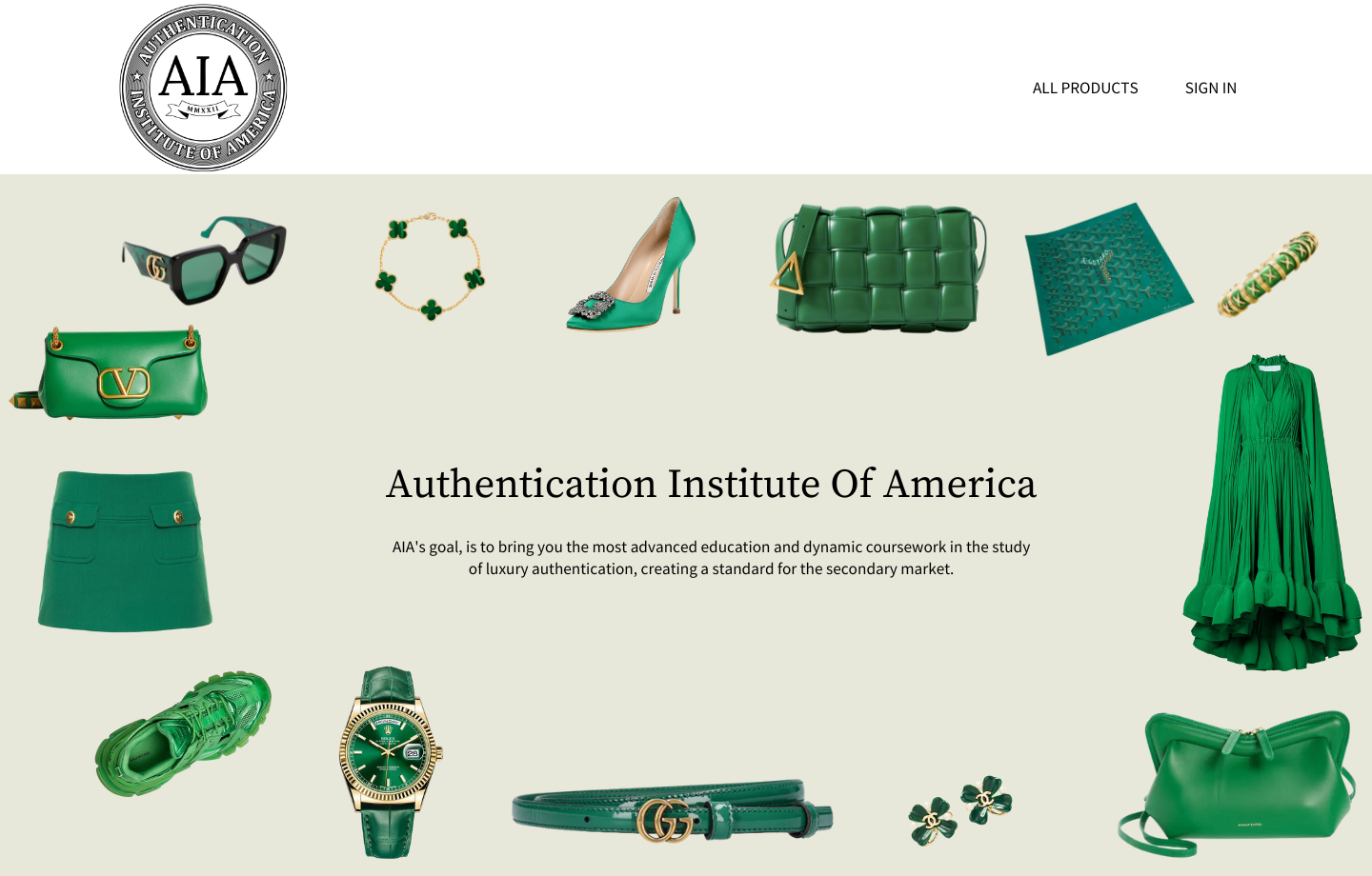 AUTHENTICATION INSTITUTE OF AMERICA ESTABLISHED TO PROMOTE GROWTH IN LUXURY RESALE