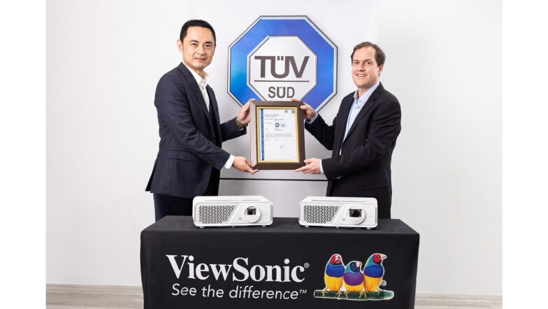 ViewSonic X1 and X2 become world-first TÜV SÜD Low Blue Light Certified projectors