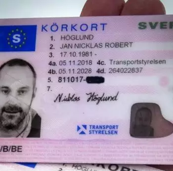 Buy Swedish driver's license