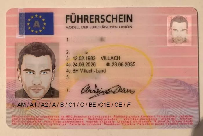 Austrian driving license without exam order. It not only drive on European roads, but also in many countries where the driving license is recognized